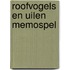Roofvogels en Uilen memospel