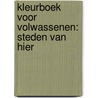 Kleurboek voor volwassenen: steden van hier door Eline Van Lindenhuizen