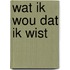 Wat ik wou dat ik wist