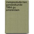 Meisjesstudenten Geneeskunde 1964 GU Amsterdam