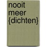 NOOIT MEER {dichten} door Joost Golsteyn