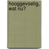 Hooggevoelig, wat nu? by Mirjam Bogerd