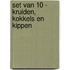 Set van 10 - Kruiden, kokkels en kippen