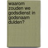 Waarom zouden we godsdienst in godsnaam dulden? door --