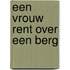 Een vrouw rent over een berg