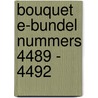 Bouquet e-bundel nummers 4489 - 4492 by Millie Adams