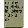 Display Spelletjes in kokers - 3 x 8 ex. door ImageBooks Factory