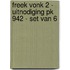 Freek Vonk 2 - Uitnodiging PK 942 - set van 6