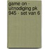 Game on - Uitnodiging PK 945 - set van 6
