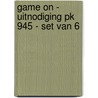 Game on - Uitnodiging PK 945 - set van 6 door Interstat
