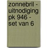 Zonnebril - Uitnodiging PK 946 - set van 6 door Interstat