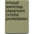Inhoud werkmap Classroom (V)MBO Profieldelen