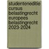 Europees belastingrecht