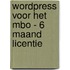 Wordpress voor het MBO - 6 maand licentie
