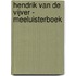 Hendrik van de Vijver - Meeluisterboek