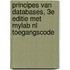 Principes van databases, 3e editie met MyLab NL toegangscode