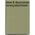 Deel 8 Duurzame energietechniek