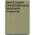 Deel 9 Model kwaliteitsborging bebouwde omgeving