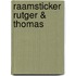 Raamsticker Rutger & Thomas