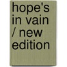 Hope's in Vain / New Edition door Remy L. Overkempe