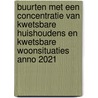 Buurten met een concentratie van kwetsbare huishoudens en kwetsbare woonsituaties anno 2021 door Lieve Vanderstraeten