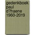 Gedenkboek Paul D᾿haene 1960-2019