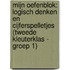 Mijn oefenblok: Logisch denken en cijferspelletjes (Tweede kleuterklas - groep 1)
