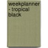 Weekplanner - Tropical Black