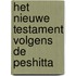 Het Nieuwe Testament volgens de Peshitta
