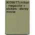 80398/77C/N/BSN - MEGACOLOR + STICKERS - DISNEY MINNIE