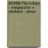 80398/79C/N/BSN - MEGACOLOR + STICKERS - PIXAR