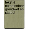 Tekst & Commentaar Grondwet en Statuut by Unknown