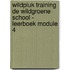 wildpluk training de WildGroene school - leerboek MODULE 4