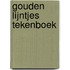 Gouden lijntjes tekenboek