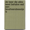 De beer die alles weet behalve wat een lieveheersbeestje is door Myrthe Schotanus