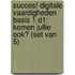 Succes! Digitale vaardigheden Basis 1 D1: Komen jullie ook? (set van 5)