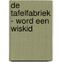 De tafelfabriek - Word een wiskid