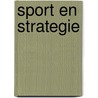 Sport en strategie by Jeroen Scheerder