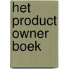 Het product owner boek door Tony Van Driel