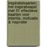 Inspiratiekaarten: Het Inspiratiespel Met 51 Effectieve Kaarten Voor Intentie, Motivatie & Inspiratie
