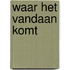Waar het vandaan komt