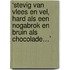 ‘Stevig van vlees en vel, hard als een nogabrok en bruin als chocolade…’