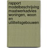 Rapport Modelbeschrijving Maatwerkadvies woningen, woon en utiliteitsgebouwen door Onbekend