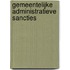 Gemeentelijke administratieve sancties