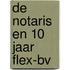 De notaris en 10 jaar Flex-BV