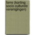 Ferre (Korting socio-culturele verenigingen)