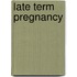 Late term pregnancy