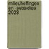 Milieuheffingen en -subsidies 2023