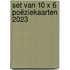 Set van 10 x 6 poëziekaarten 2023