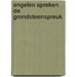 Engelen spreken de Grondsteenspreuk